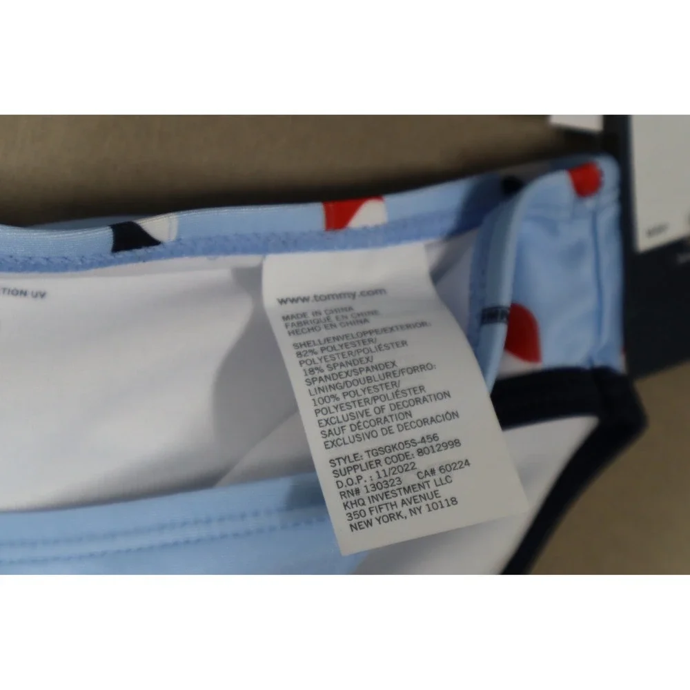 Tommy Hilfiger Big Girls‎ Popsicle Print Bikini Swimsuit, 2 Piece Set - Size M